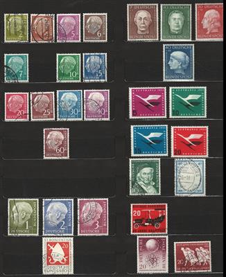 **/*/gestempelt/Poststück - div. Deutschland, - Briefmarken und Ansichtskarten