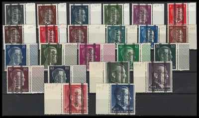 ** - österr. 1945 - Grazer - dabei die 5 RM FETT mit PLATTENFEHLER "Punkt im "h", - Briefmarken und Ansichtskarten