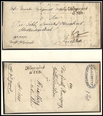 Poststück/gestempelt - Saubere u. reichh. Spezialsammlung - Briefmarken und Ansichtskarten