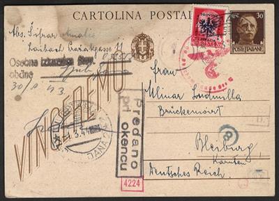 Poststück - Österr. Großbrit. etc., - Briefmarken und Ansichtskarten