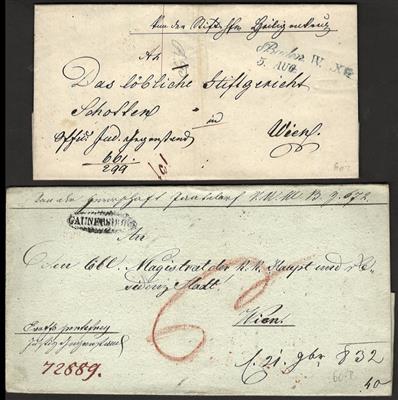 Poststück - Österreich 17 vorphil. Briefe - Briefmarken und Ansichtskarten