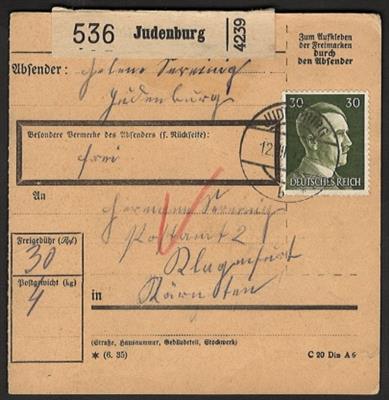 Poststück - Österreich - Ostmark, - Briefmarken und Ansichtskarten