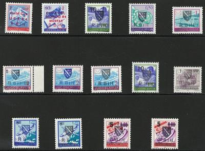 ** - Bosnien-Lokalausgabe Ost-Mostar 1994, - Briefmarken