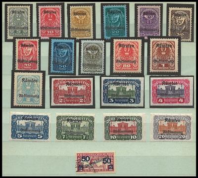 **/*/gestempelt - Partie Österr. ab 1900, - Briefmarken