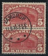 gestempelt - Dänemark Nr. 66 (5 Kronen Hauptpost) in attraktivem, - Briefmarken