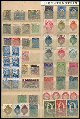 gestempelt - Saubere Grundstocksammlung Europa bis 1925, - Stamps