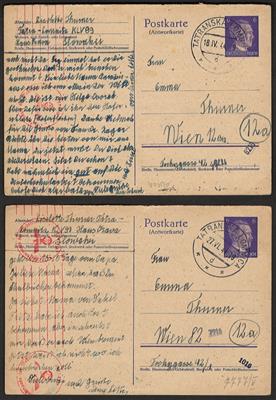 Poststück - Kinderlandverschickung - Briefmarken