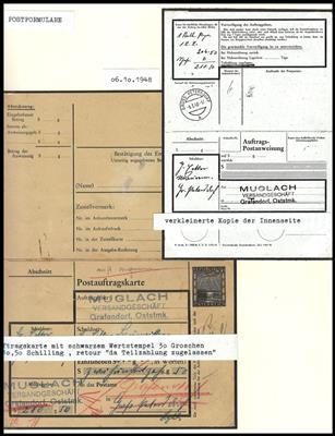 Poststück - Österr. II. Rep. - gelaufener - Briefmarken