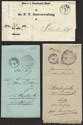 Poststück - Österr. - Partie Vorphila und markenlose Post nach 1850, - Známky