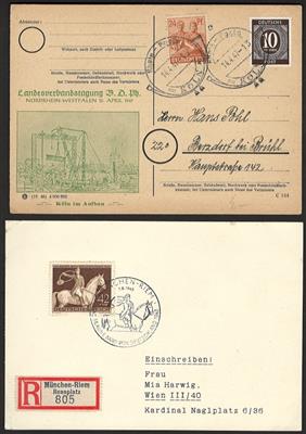 Poststück - Partie Poststücke meist D.Reich, - Stamps