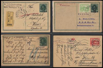 Poststück - Partie Tschechosl. 1918/1953 - div. Ganzsachen, - Stamps