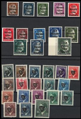**/*/gestempelt - Lagerbestand Tschechosl. ab 1918, - Briefmarken