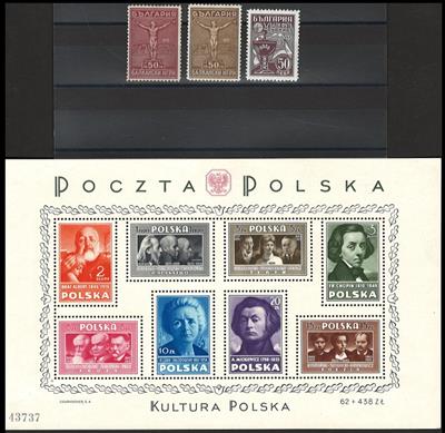 **/*/gestempelt - Partie div. Osteuropa u.a. mit Bulgarien und Polen, - Briefmarken