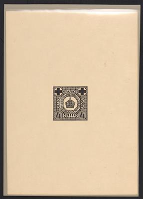(*) - Österr. - 1914 Entwurf einer - Briefmarken