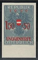 ** - Österr.   ANK. Nr. 1039 (Ungarnhilfe) ungezähntes - Briefmarken