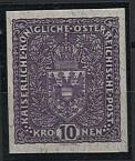 ** - Österr.   ANK. Nr. 211 U (10 K - Briefmarken