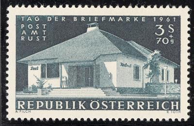 ** - Österr. Nr. 1142P (Tag der Briefmarke 1961 als Probedruck in ähnlicher, - Briefmarken