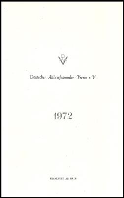 Literatur: Deutscher Altbriefsammler - Briefmarken