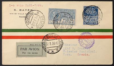 Poststück - Ägäische Inseln, - Briefmarken