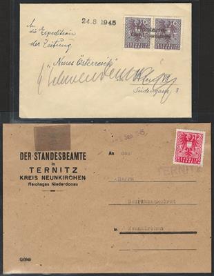 Poststück - Österr. 1945 - STEMPELPROVISORIUM - Briefmarken