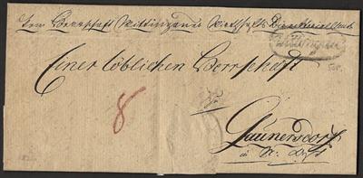 Poststück - Österr. - Böhmen ca. 1826/1917 Partie Poststücke, - Briefmarken