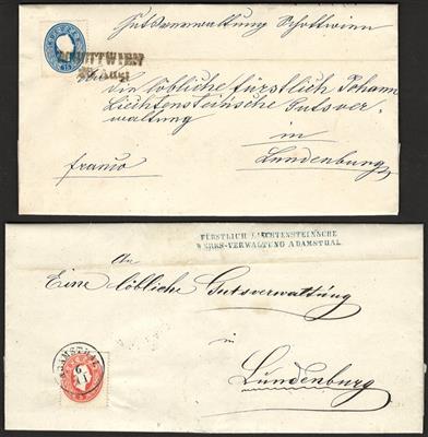 Poststück - Österr. Monarchie - Partie Poststücke meist Ausg. 1850/1864, - Briefmarken