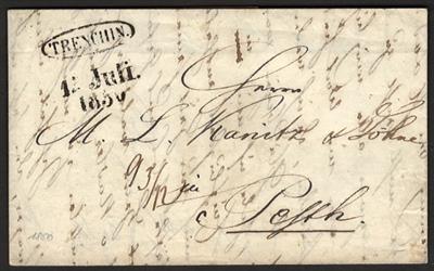 Poststück - Österr. Partie markenlose Briefe aus 1850/1857, - Briefmarken