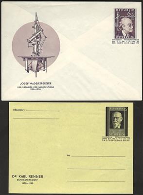 Poststück - partie meist ungelaufene Privatganzsachen II. Rep., - Briefmarken