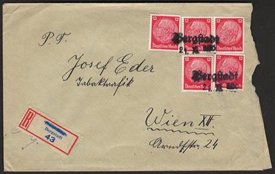 Poststück - Reich. Partie Flugpostbrfe. Europa u. Übersee, - Briefmarken