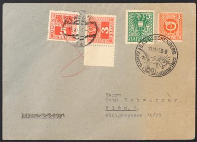 Poststück - Steiermark 1945 ca. 50 Belege u.a. aus Gleichenberg, - Briefmarken