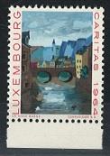** - Luxemburg Nr. 705F (Farbe Schwarz - Wertangabe FEHLEND) vom Unterrand, - Známky