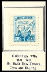 * - Südkorea 1951/1955 in 1 Postalbum - Stamps