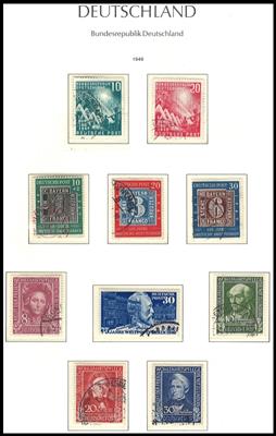 gestempelt - Sammlung BRD 1949/1974, - Stamps