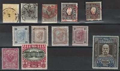 gestempelt/*/**/(*) - Sammlung Österr. Monarchie u.a. mit 10K 1910 *, - Stamps