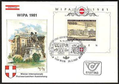Poststück - Österr. Nr. 1696I (PLATTENFEHLER verstümmeltes "E" in Wien) auf Schmuck - FDC, - Briefmarken
