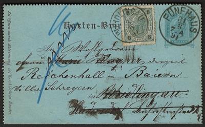 Poststück - Österreich 17 Belege der Ausg. 1890 mit Entw. aus WIEN-FÜNFHAUS, - Stamps