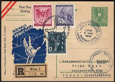 Poststück - Partie bessere Belege Österreich ab 1946, - Francobolli