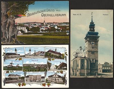 Poststück - Ca. 55 Ansichtskarten vorwiegend - Francobolli