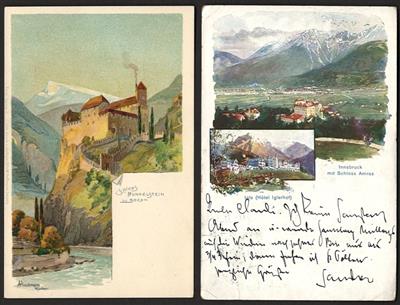Poststück - Partie ältere AK Tirol, - Motiv- und Ansichtskarten