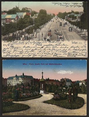 Poststück Partie ältere AK Wien, - Motiv- und Ansichtskarten