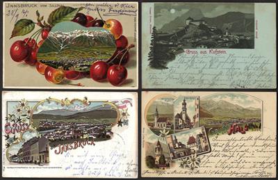 Poststück - Partie AK Tirol u. a. mit Achensee - Plansee - Hall - Kufstein - Innsbruck - Welsberg etc., - Motiv- und Ansichtskarten