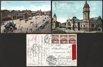 Poststück - Partie Motiv - Ansichtskarten im D. Reich ab ca. 1900, - Známky