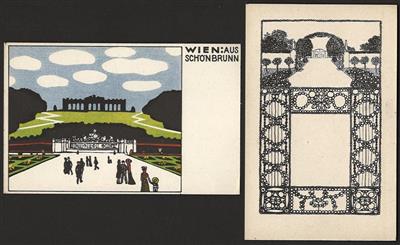 Poststück - Wiener Werkstätte Karte Nr. 12, - Motiv- und Ansichtskarten
