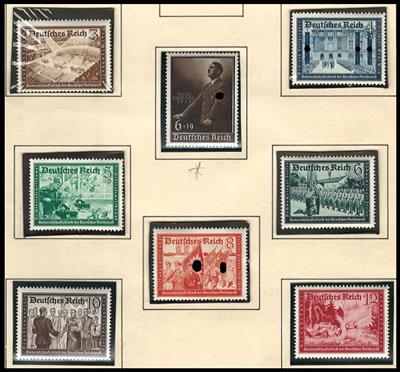 */**/gestempelt/Poststück - Kl. Sammlung D.Reich bis 1945 - * od. **, - Briefmarken