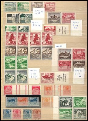 **/*/gestempelt/Poststück - Partie Deutschland ab D.Reich u.a. mit Zusammendr., - Stamps