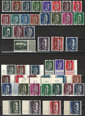 ** - Österr. 1945 Grazer-Aushilfsausg. kpl. (ANK. Nr. 674/92, - Briefmarken