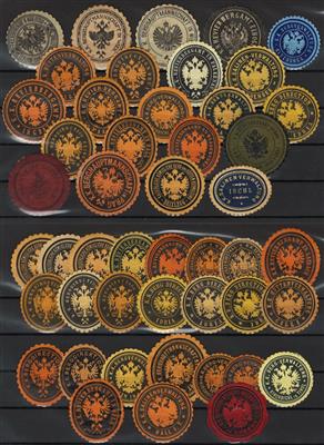 (*) - Österr. Monarchie - 46 Verschlußsiegel - Briefmarken