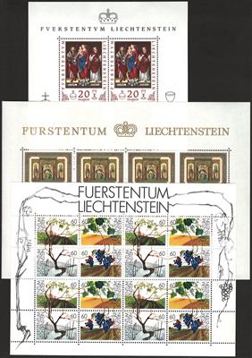 ** - Reichh. Partie modernes Liechtenstein vor 1996, - Francobolli