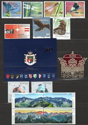 ** - Sammlung Liechtenstein ca. 1997/2019 (FRANKATURWARE), - Francobolli