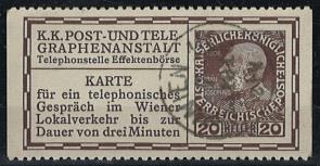 gestempelt - Österr. Monarchie - Telephon - Stamps